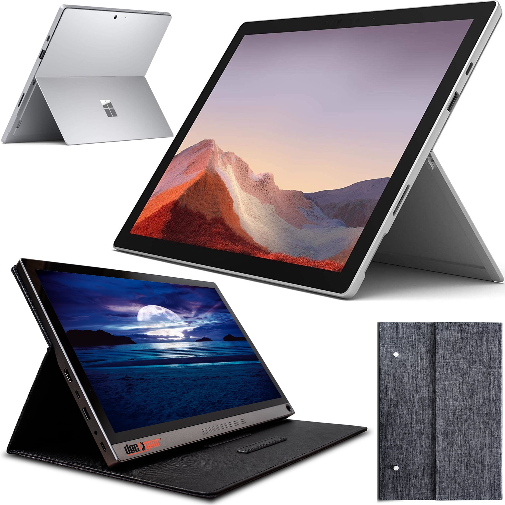 Microsoft Surface Pro 7, 12.3 Touch-Screen, Intel Core i7, 16GB Memory,  256GB Solid State Drive, Matte Black, VNX-00016 