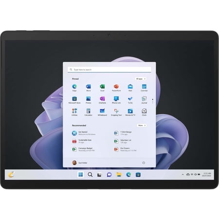 Microsoft Surface Pro 9 Tablet, 13", 16 GB, 256 GB SSD, Windows 11 Pro 64-bit, Graphite