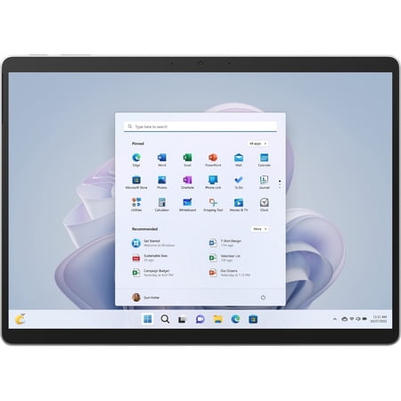 Microsoft Surface Pro 9 Tablet, 13", 32 GB, 1 TB SSD, Windows 11 Pro 64-bit, Platinum