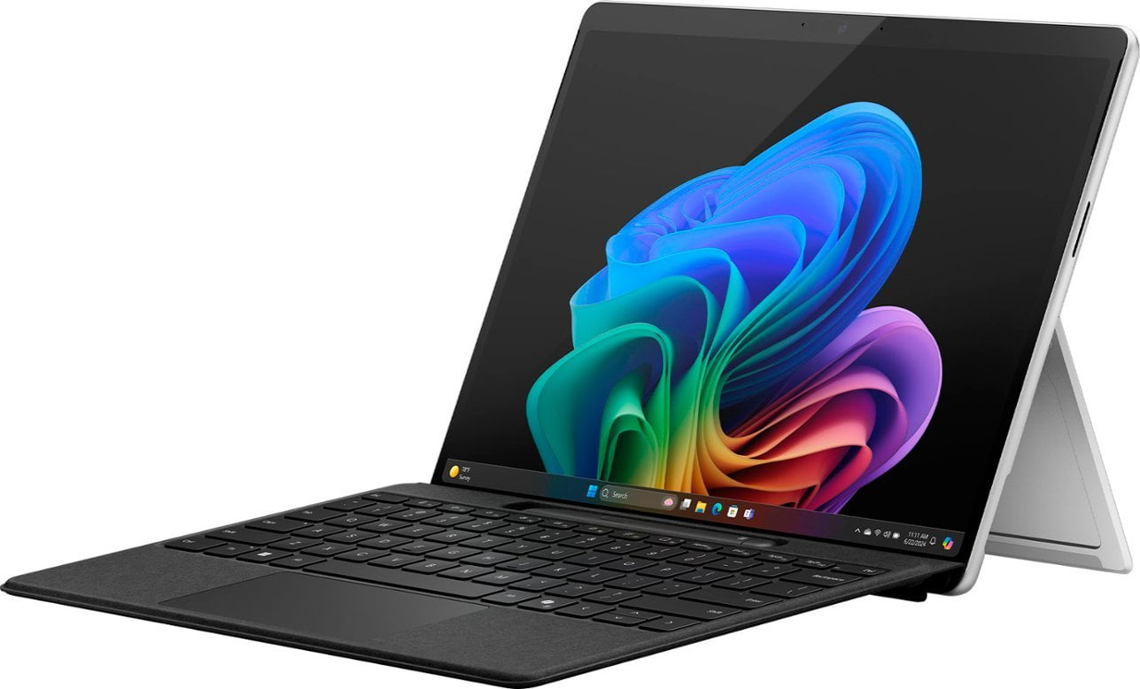 Microsoft - Surface Pro - Copilot+ PC - 13 OLED - Snapdragon X Elite - 16GB Memory - 1TB SSD - Device Only (11th Edition) - Platinum