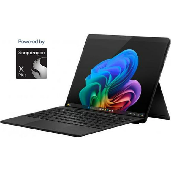 Microsoft Surface Pro Copilot+ PC Touchscreen 13" LCD Snapdragon X Plus 16GB RAM 512GB SSD (11th Edition) Black + Microsoft Surface Pro Keyboard for Pro (11th Edition), Pro 9, and Pro 8 with Pen St...