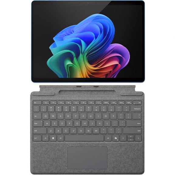Microsoft Surface Pro Copilot+ PC Touchscreen 13" LCD Snapdragon X Plus 16GB RAM 512GB SSD (11th Edition) Sapphire + Microsoft Surface Pro Keyboard for Pro (11th Edition), Pro 9, and Pro 8 with Pen...
