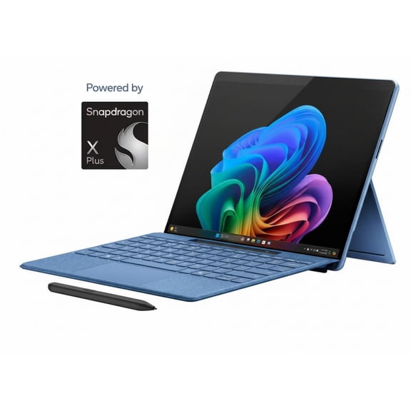 Microsoft Surface Pro Copilot+ PC Touchscreen 13" LCD Snapdragon X Plus 16GB RAM 512GB SSD (11th Edition) Sapphire + Microsoft Surface Slim Pen (2nd Edition) and Pro Flex Keyboard for Pro (11th Edi...