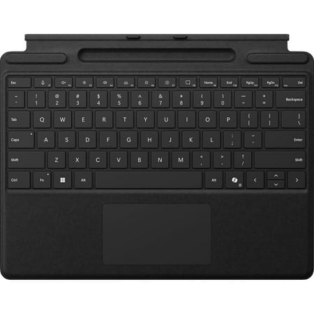 Microsoft - Surface Pro Keyboard for Pro 13" (11th Edition), Pro 9, and Pro 8 with Pen Storage - Black