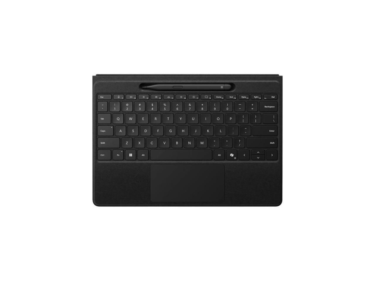 Microsoft Surface Pro Black Backlit Bluetooth Keyboard Case with Touchpad