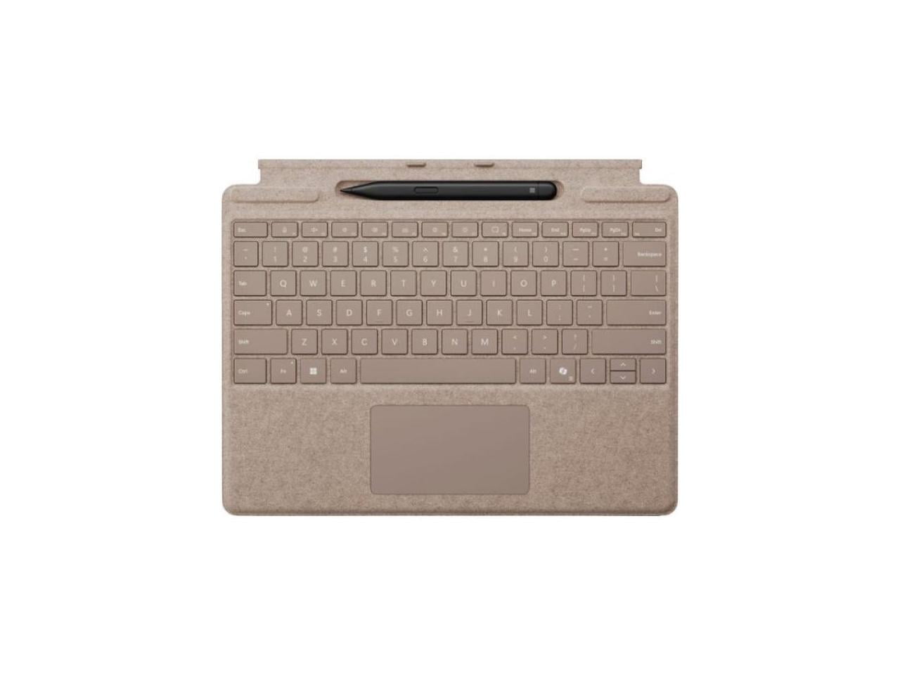 Microsoft Surface Slim Pen (2nd Edition) and Pro Keyboard for Pro (11th Edition), Pro 9, and Pro 8 Dune