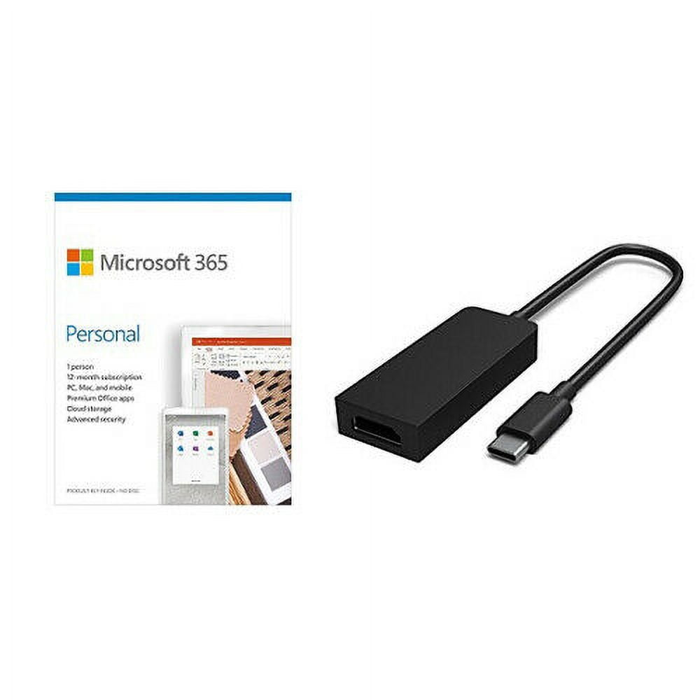 Microsoft USB-C to HDMI External Video Adapter Black HFM-00001 - Best Buy