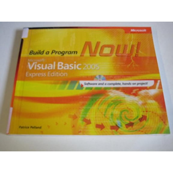 Pre-Owned Microsoft Visual Basic 2005 Express Edition Build a Program Now Paperback