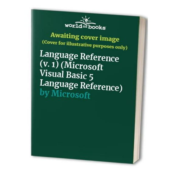 Pre-Owned Microsoft Visual Basic 5.0 Language Reference (Microsoft Visual Basic 5.0 Reference Library) (Paperback) 1572315075 9781572315075