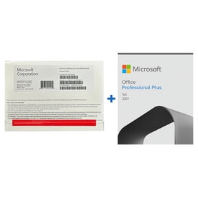 Microsoft Windows 10 Pro (DVD) with Office 2021 (DVD)