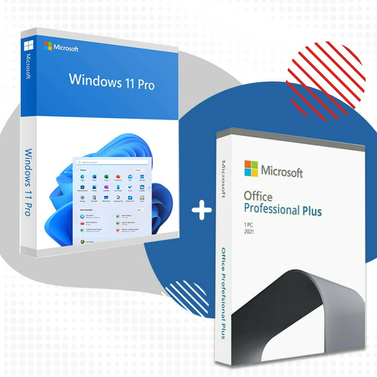 Microsoft Windows 11 Pro + Office 2021 Professional Plus license