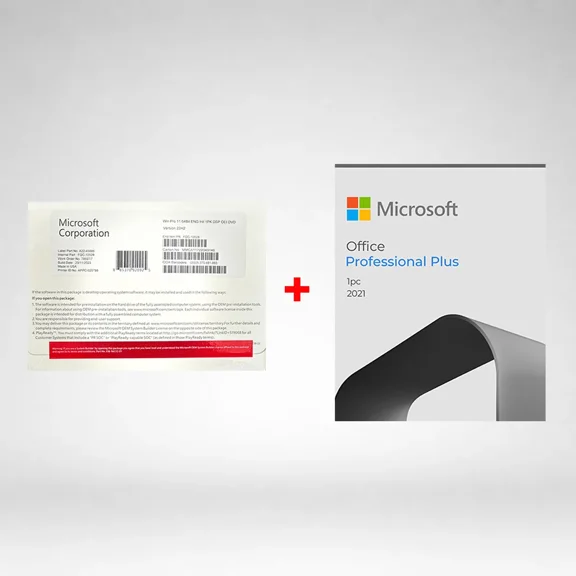 Microsoft Windows 11 PRO(DVD) with Office 2021 Pro Plus (USB)