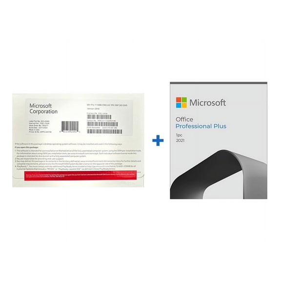 Microsoft Windows 11 Pro with Office 2021 Pro Plus(USB) 1 User