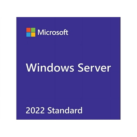 Microsoft Windows Server 2022 Standard 64-bit License (24 Core, OEM, DVD)