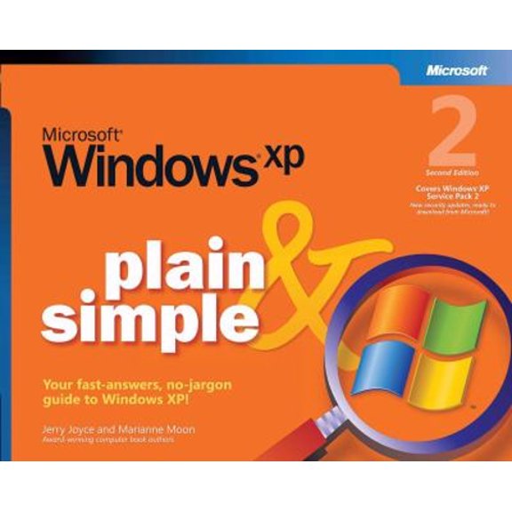 Pre-Owned Microsoft Windows XP Plain & Simple (Paperback) by Jerry Joyce, Marianne Moon
