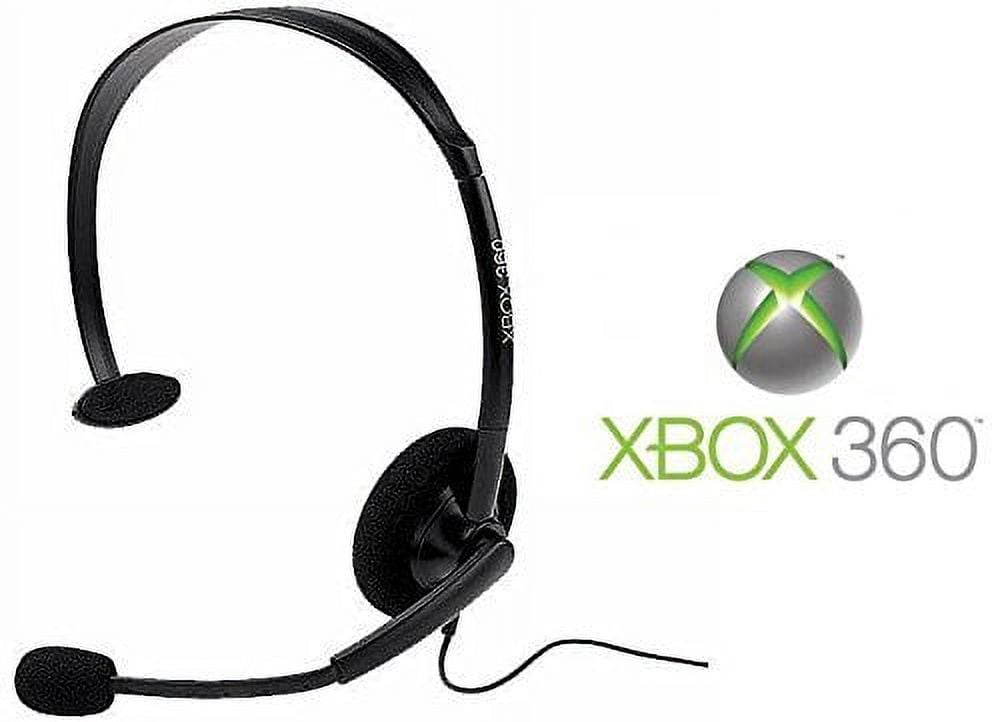 Officiel Microsoft Xbox 360 Casque Boom Microphone Écouteurs Noir