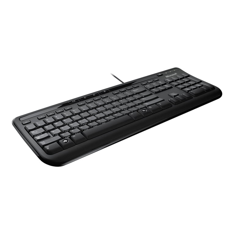 WRDKB600FPP-Microsoft Wired Keyboard 600 USB Black FPP (ANB-00021) - Stationery Supplier