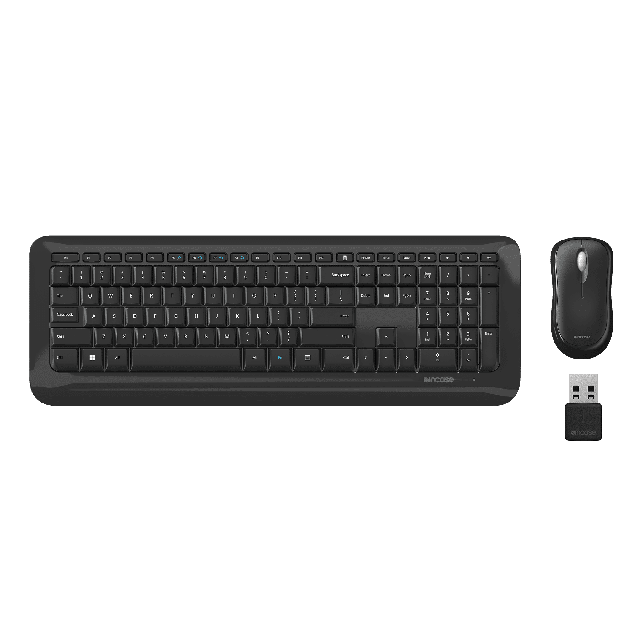 Incase Wireless Desktop 850 Keyboard & Mouse Combo  Designed by Microsoft Wireless Connection, Precision Tracking, Wireless AES 128-Bit Encryption, Windows Shortcut Keys, Ambidextrous Design
