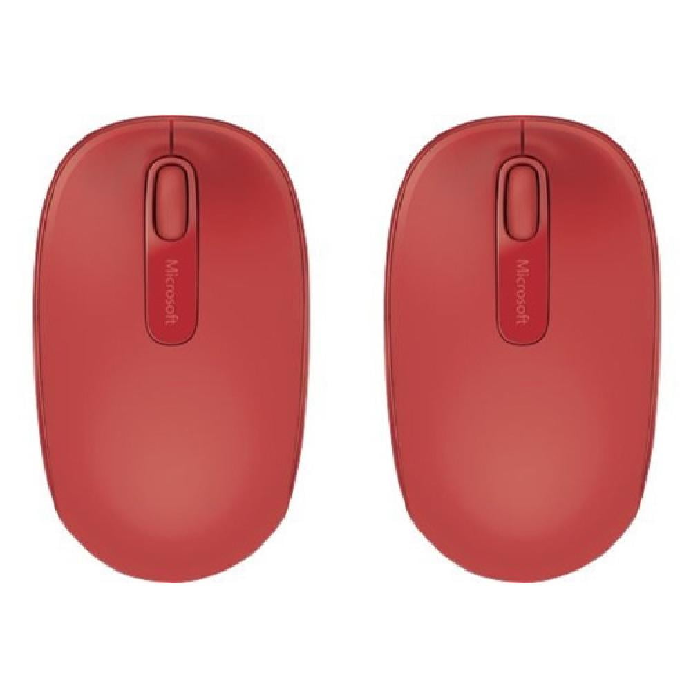 Microsoft Wireless Mobile Mouse 1850 Flame Red (2) Wireless