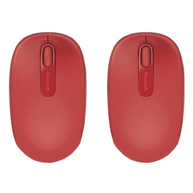Microsoft Wireless Mobile Mouse 1850 Flame Red (2) Wireless