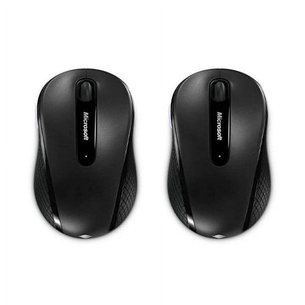 Microsoft Wireless Mobile Mouse 4000 2 BlueTrack Enabled Nano Transceiver 4 way Scrolling and 4 Customizable Buttons Up to 10 Months Battery