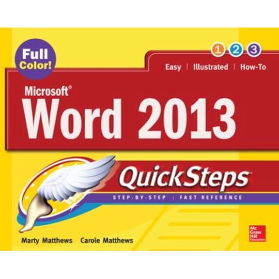 Pre-Owned Microsoft(r) Word 2013 Quicksteps (Paperback) 0071805974 9780071805971