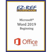 Microsoft Word 2019 - Beginning Student Manual Black & White, Paperback