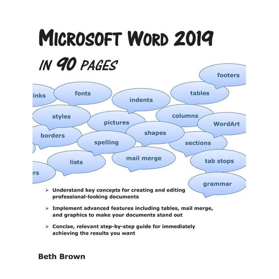 Microsoft Word 2019 In 90 Pages (Paperback)