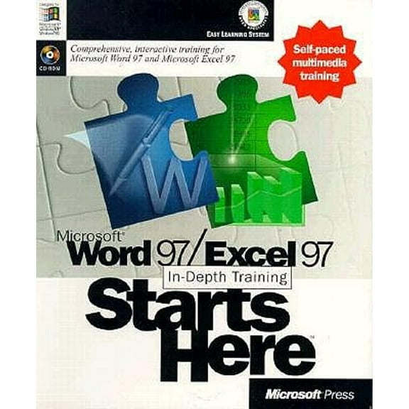 Pre-Owned Microsoft Word 97/Excel 97 In-depth Training Starts Here (Paperback 9781572318748) by Microsoft Press, Microsoft, Microsoft Corporation