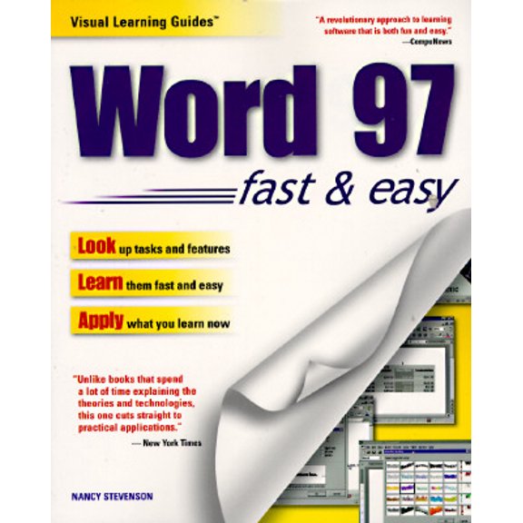 Pre-Owned Microsoft Word 97 Visual Learning Guide (Visual Learning Guides) Paperback