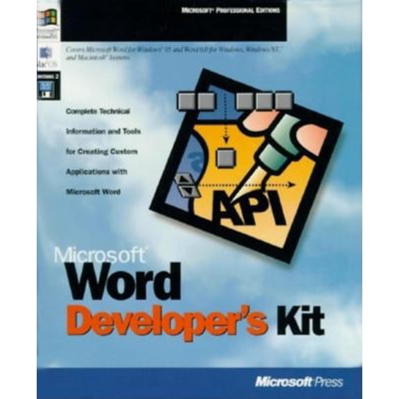 Pre-Owned Microsoft Word Developer's Kit (Paperback) 1556158807 9781556158803