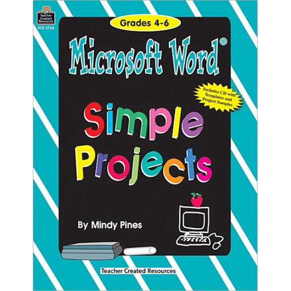 Pre-Owned Microsoft Word(r) Simple Projects Grd 4-6 [With Accompanying CDROM] (Paperback) 1576907287 9781576907283