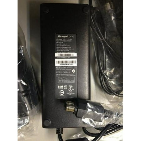 Microsoft XBOX 360 SLIM Power 110v/240 v AC Adapter Cord (Replacement)