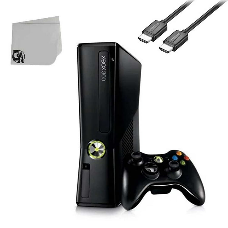 Microsoft Xbox 360 250GB Video Game Console Black With HDMI Cable BOLT  AXTION Bundle Used 