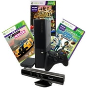 Restored Microsoft Xbox 360 E 250GB Video Game Console with Kinect Sensor, Black,1, 1
