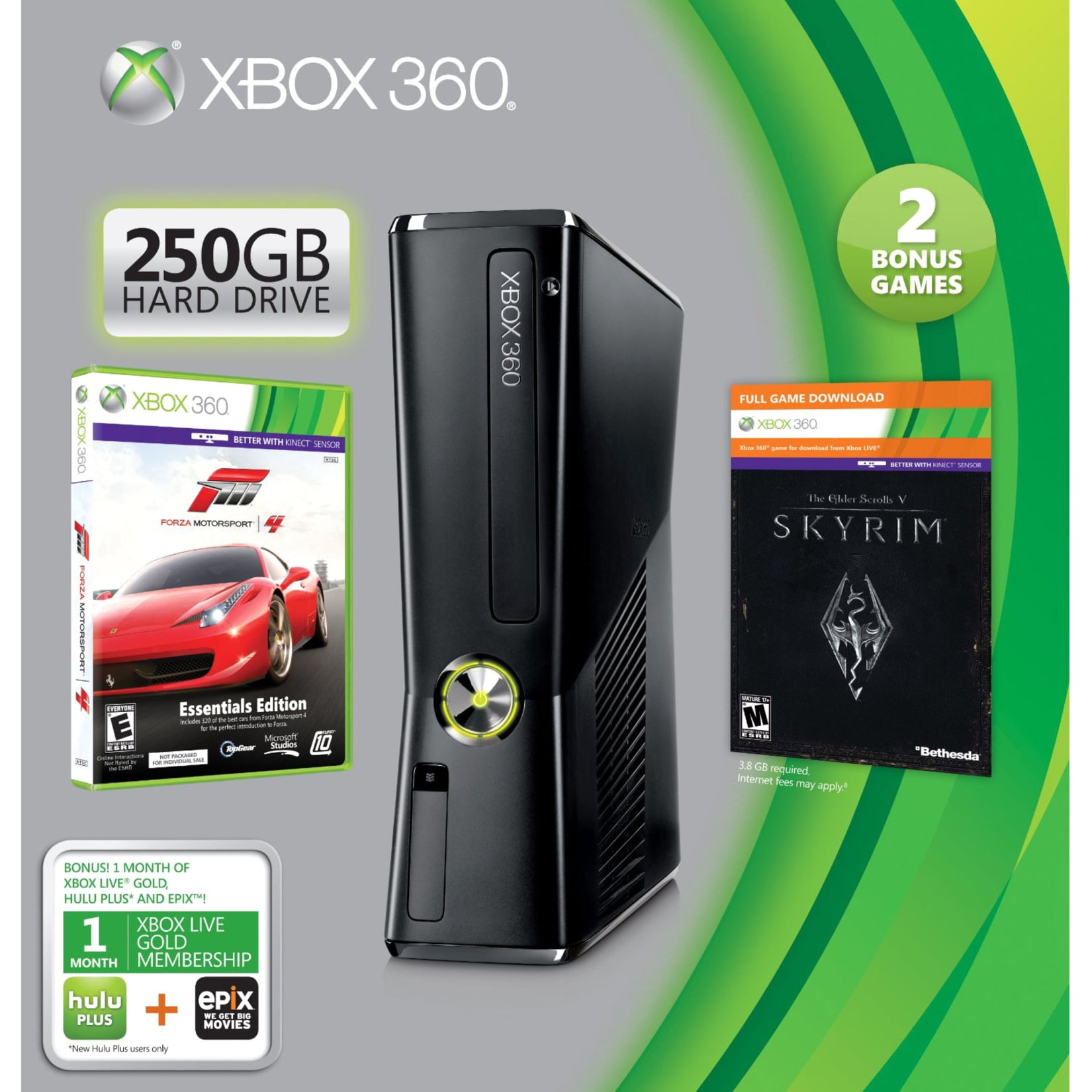 Microsoft Xbox 360 Super Slim Forza Horizon 2 Bundle