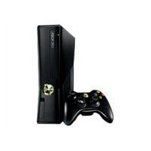 Restored Microsoft Xbox 360 S - Game console - matte black - Kinect Adventures - with Kinect
