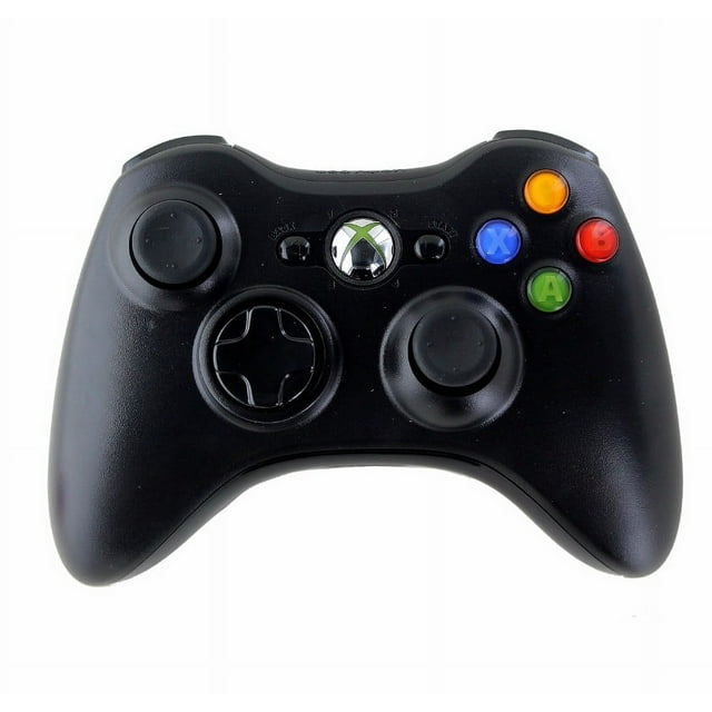 Microsoft Xbox 360 Wireless Controller Black (Model 1403) (Used