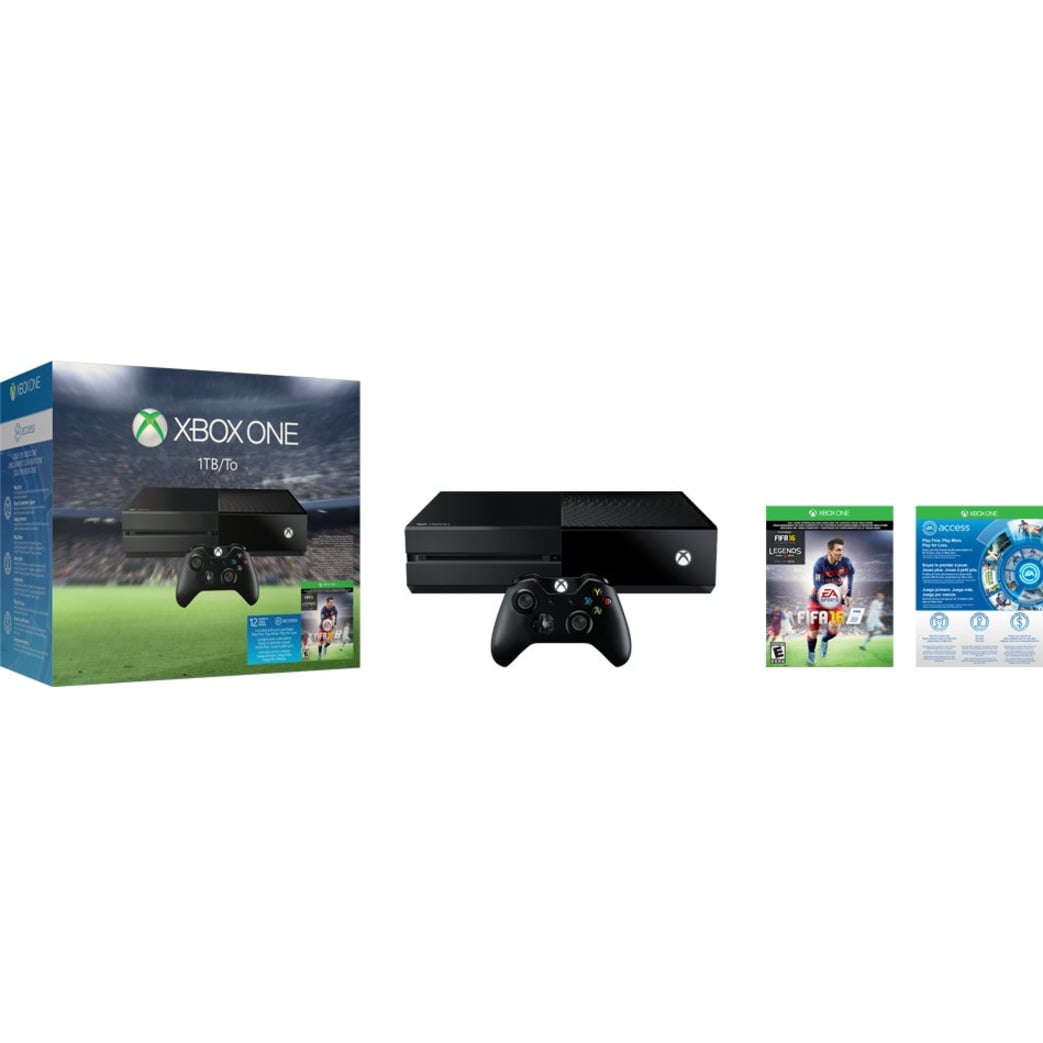 Xbox One 1 TB FIFA 16 Limited Edition Console Bundle - Walmart.com