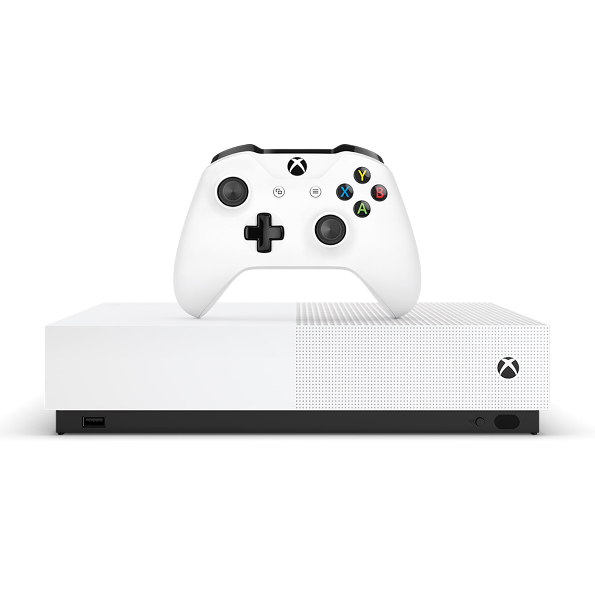 Microsoft Xbox One S 1TB All-Digital Edition Console (Disc-free Gaming),  White, NJP-00024