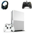thumbnail image 1 of Pre-Owned Microsoft Xbox One S 500GB Gaming Console White with 2 Controllers, 1 of 7