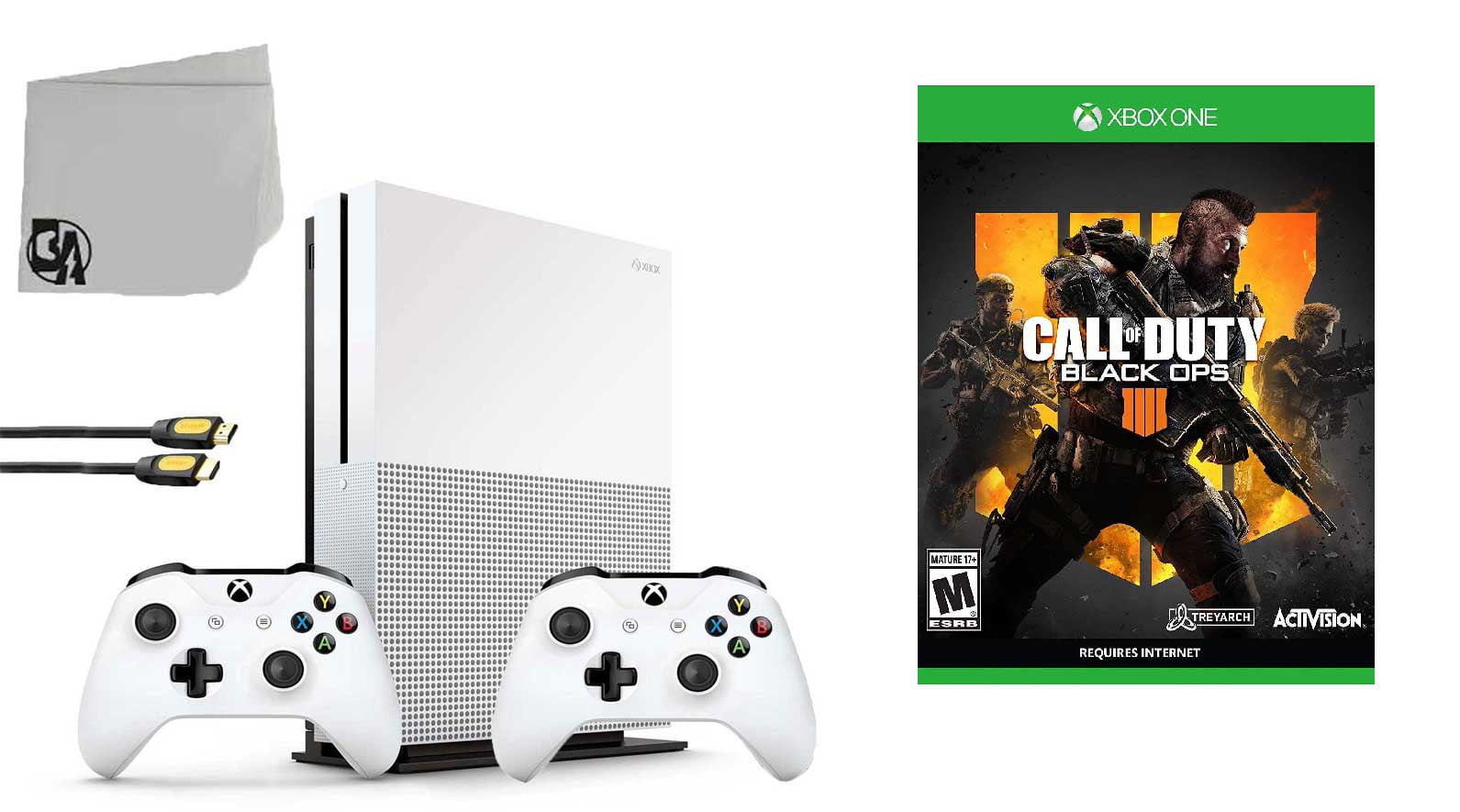NEW Microsoft Xbox One S 500GB Home Video Game Console - White ZQ9-00001  889842257113