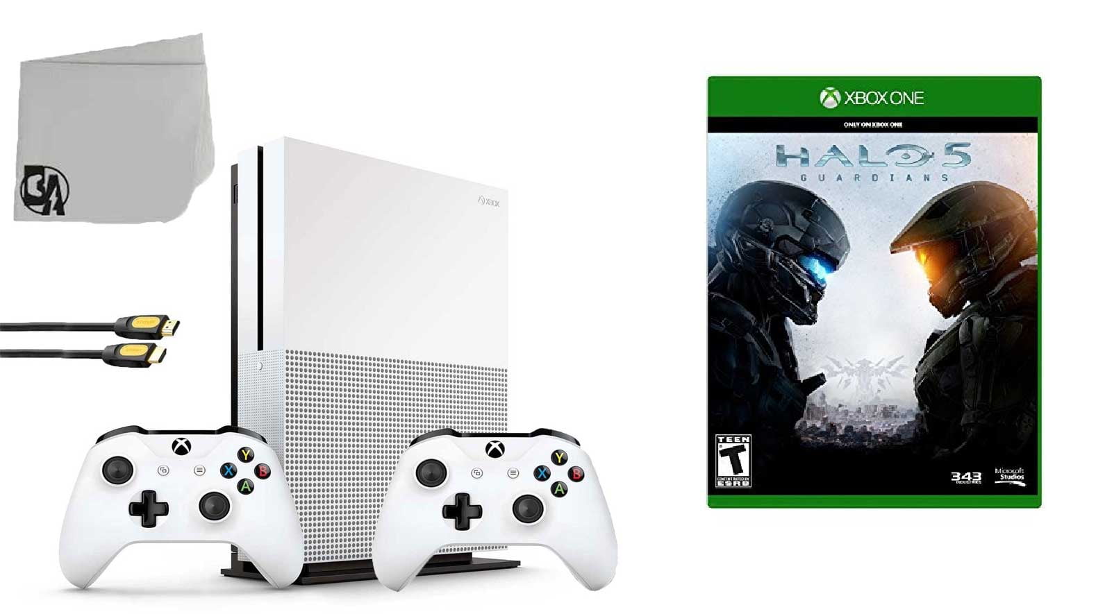 Microsoft Xbox One S 500GB Console - Special Blue Edition :  Video Games