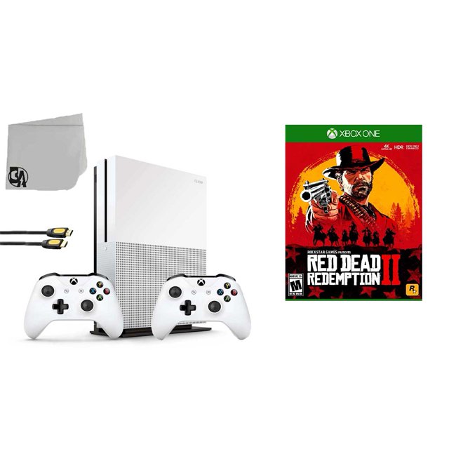 Microsoft Xbox One S 500GB Gaming Console White 2 Controller Included