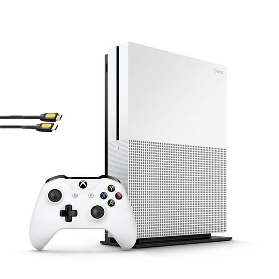 Pre-Owned Microsoft Xbox One S 500GB Gaming Console White with BOLT AXTION Bundle