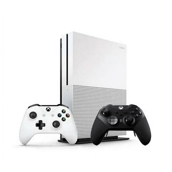 Pre-Owned Microsoft Xbox One S 500GB Gaming Console White with BOLT AXTION Series Elite Bundle