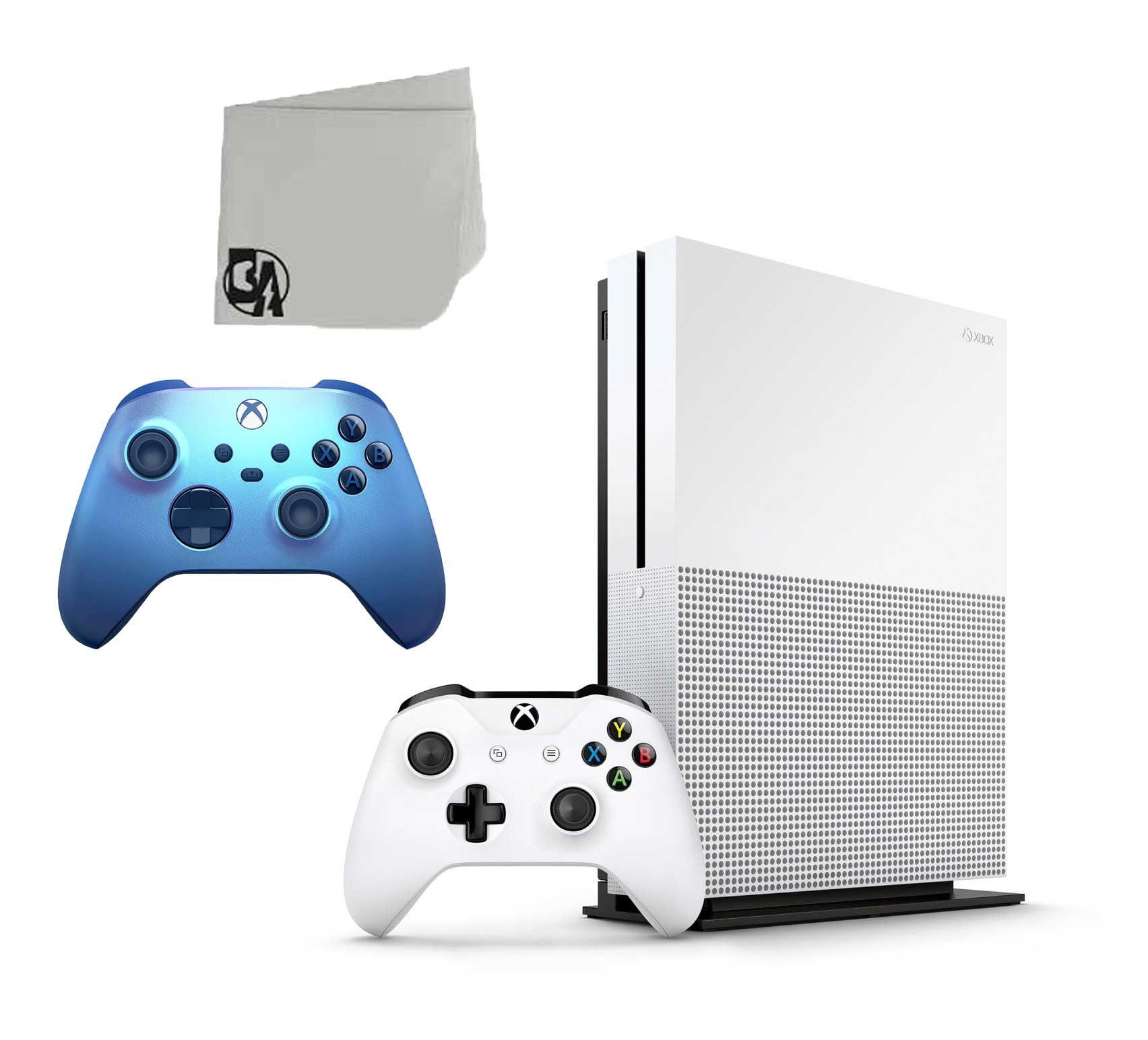 Microsoft Xbox One S 500GB Gaming Console with Lunar Shift Controller  Included BOLT AXTION Bundle Used 