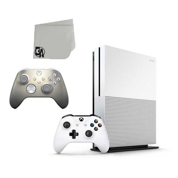 Pre-Owned Microsoft Xbox One S 500GB Gaming Console with Lunar Shift Controller Included BOLT AXTION Bundle