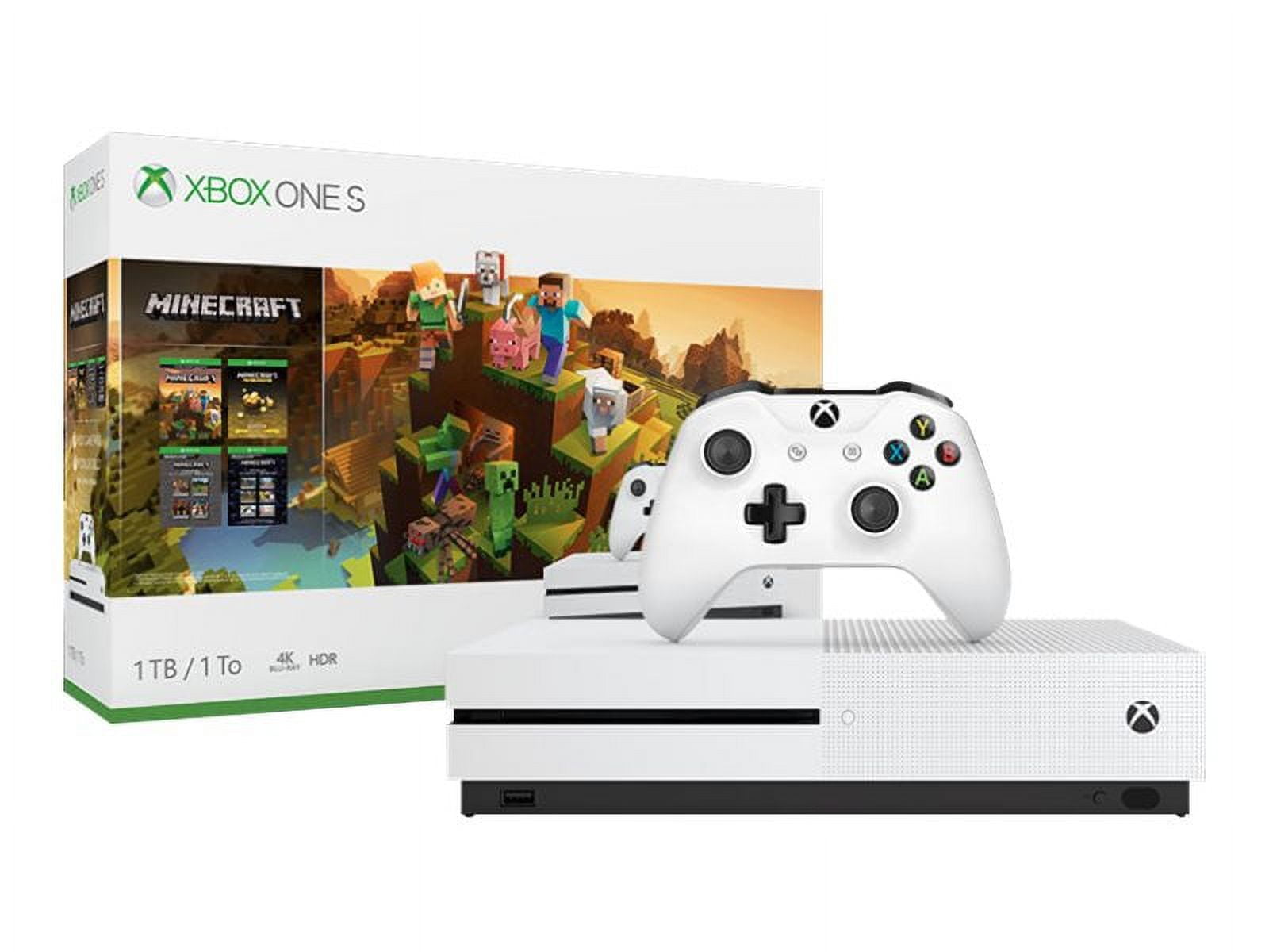 Microsoft Xbox One S 1TB Minecraft Creators Bundle cor branco