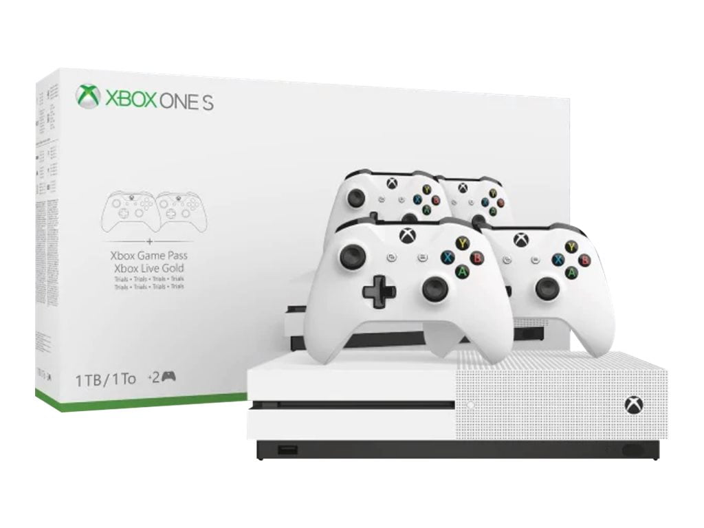 Restored Microsoft Xbox One S 2TB Video Game Console White Matching  Controller HDMI (Refurbished)